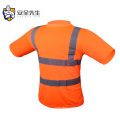 Fluorescent short sleeve safety t shirts